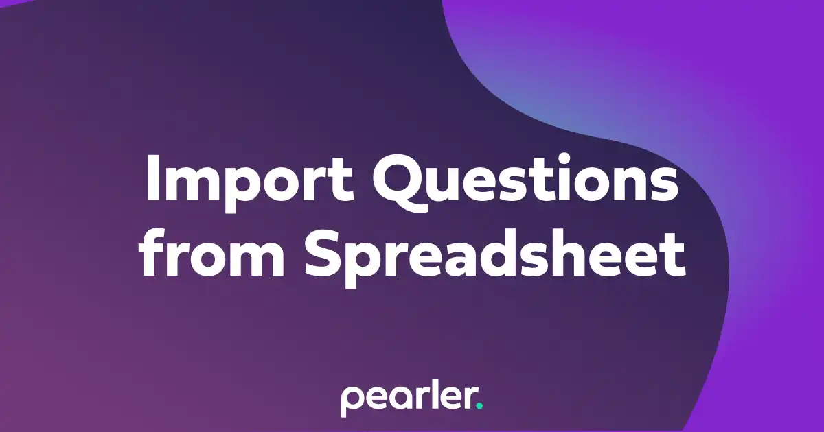 This article explains how to import questions into your project from a spreadsheet and classify the information for your questionnaires.